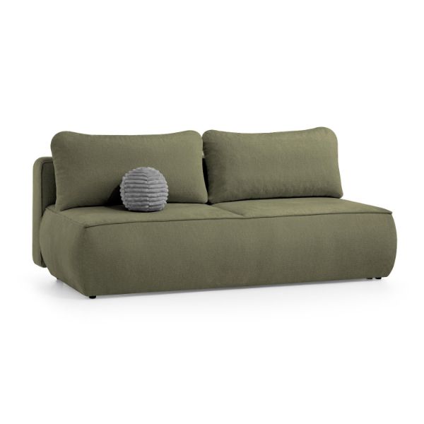 Canapea extensibila 3 locuri verde olive Dalin