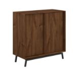 Bufet 2 usi cu raft pentru vinuri stejar Loft Tabacco