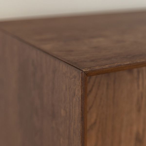 Bufet 2 usi cu raft pentru vinuri stejar Loft Tabacco