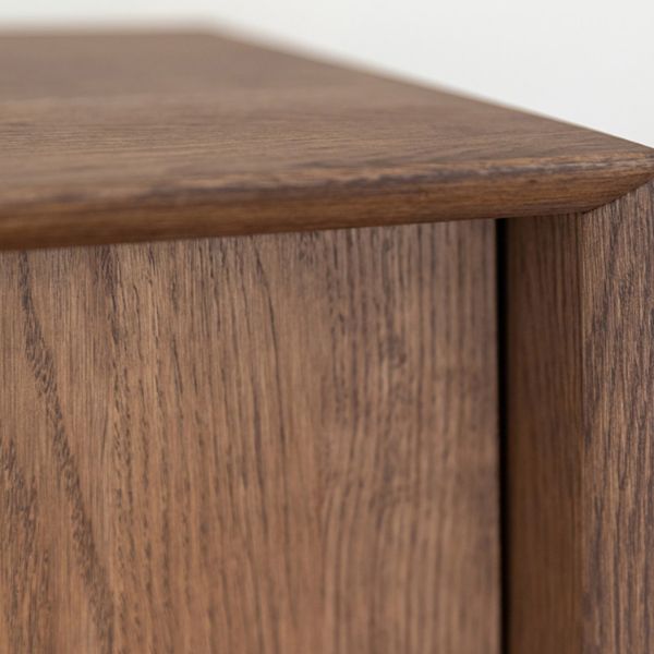 Bufet 2 usi cu raft pentru vinuri stejar Loft Tabacco