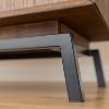 Bufet 2 usi cu raft pentru vinuri stejar Loft Tabacco