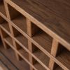 Bufet 2 usi cu raft pentru vinuri stejar Loft Tabacco