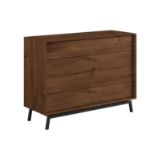 Comoda cu 4 sertare stejar Loft Tabacco