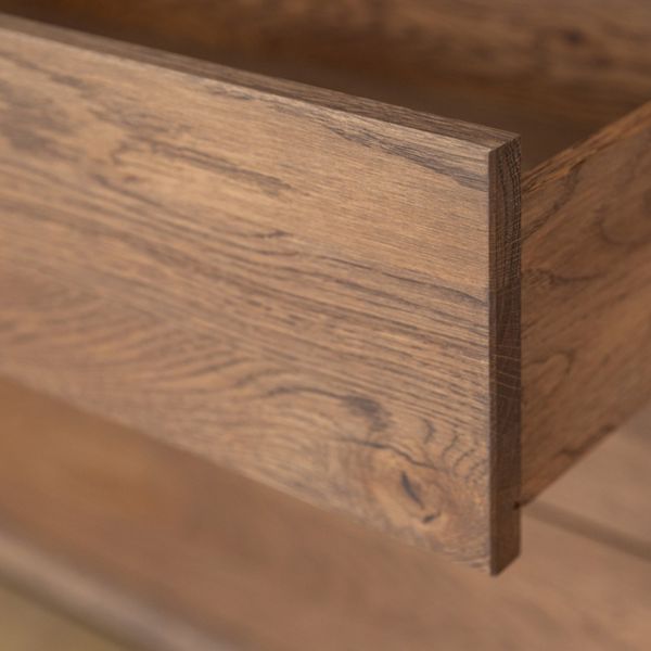 Comoda cu 4 sertare stejar Loft Tabacco