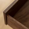 Comoda 4 sertare sticla stejar Loft Tabacco