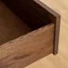 Comoda 4 sertare sticla stejar Loft Tabacco