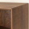 Comoda TV 160 cm, sticla, stejar Loft Tabacco
