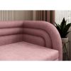 Pat colt dreapta extensibil 80 x 220 cm roz Fabillo