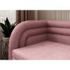 Pat colt stanga extensibil 80 x 220 cm roz Fabillo