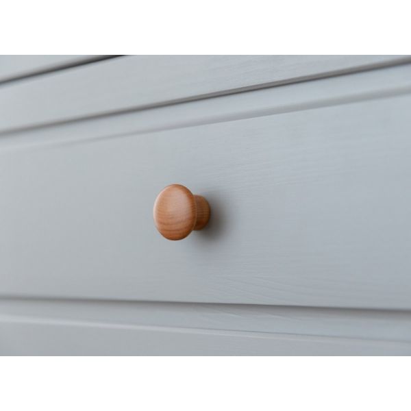 Bufet inalt 1 usa 2 sertare lemn masiv gri/stejar Marone