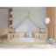 	Pat casuta 90 x 200 cm lemn masiv natur Bee