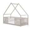 Pat casuta 90 x 200 cm lemn masiv casmir Bee 