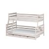 	Pat supraetajat lemn 90 x 200/120 x 200 cm casmir Fami