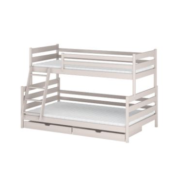 	Pat supraetajat lemn 90 x 200/120 x 200 cm casmir Fami