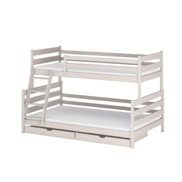 	Pat supraetajat lemn 90 x 200/120 x 200 cm casmir Fami