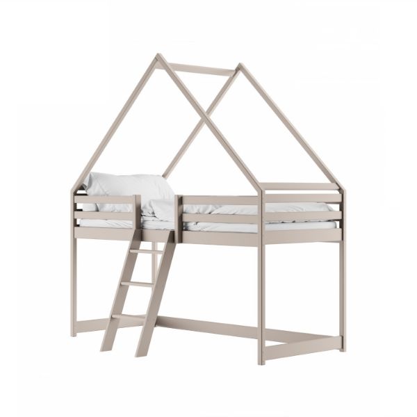 Pat casuta lemn masiv 90 x 200 cm casmir Moon