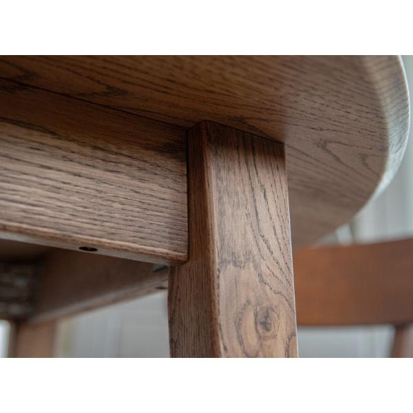 Masa rotunda extensibila 110/210 cm stejar tabacco Otello