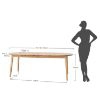 Masa rotunda extensibila 110/210 cm stejar Otello