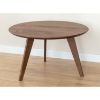 Masuta de cafea rotunda 70 cm stejar tabacco Otello 