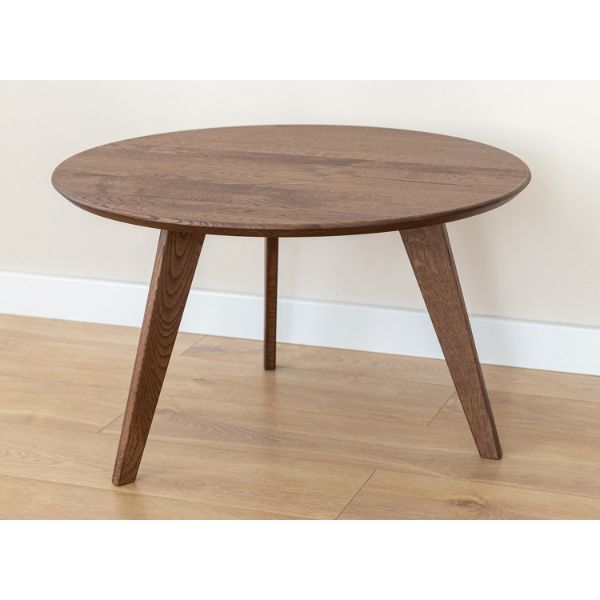 Masuta de cafea rotunda 70 cm stejar tabacco Otello 