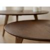 Masuta de cafea rotunda 70 cm stejar tabacco Otello 
