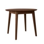 Masa rotunda fixa 90 cm stejar tabacco Otello