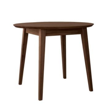 Masa rotunda fixa 90 cm stejar tabacco Otello