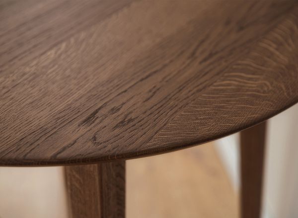 Masa rotunda extensibila 110/160 cm stejar tabacco Otello