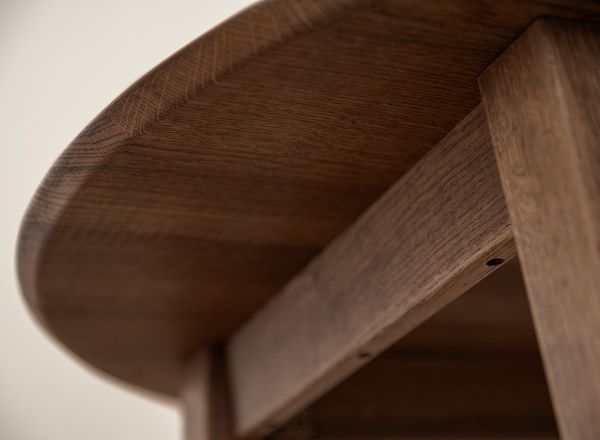 Masa rotunda extensibila 110/160 cm stejar tabacco Otello