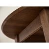 Masa rotunda fixa 110 cm stejar tabacco Otello