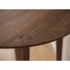 Masa rotunda fixa 110 cm stejar tabacco Otello