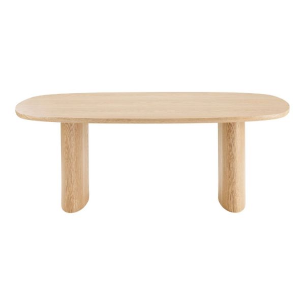 Masa dining fixa 210 cm natur Serra