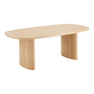 Masa dining fixa 210 cm natur Serra