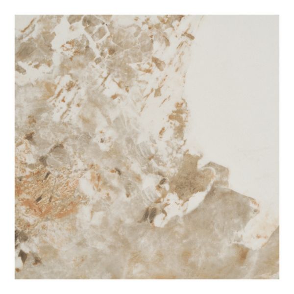 Masuta cafea rotunda blat ceramic/nuc deschis Athens