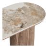 Consola blat ceramic/stejar Athens