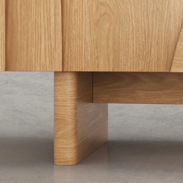 Bufet cu 3 usi stejar natur Amore