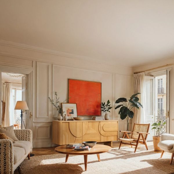 Bufet cu 3 usi stejar natur Amore