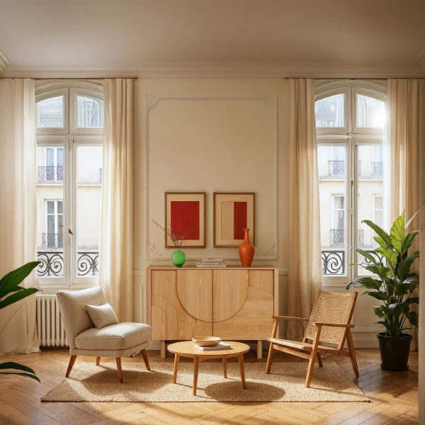 Bufet cu 2 usi stejar natur Amore