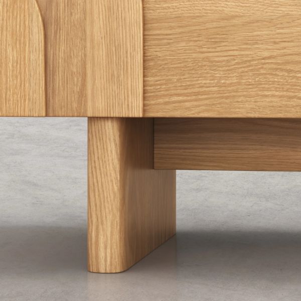 Comoda TV cu 3 sertare stejar natur Amore