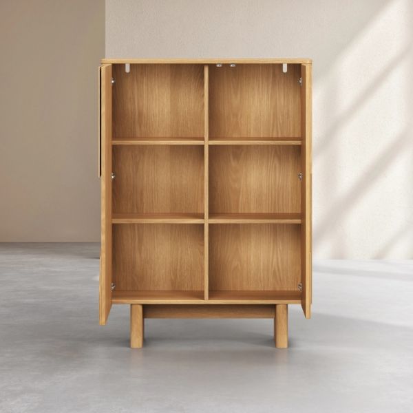 Comoda inalta cu 2 usi stejar natur Amore