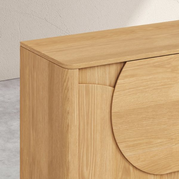 Comoda inalta cu 2 usi stejar natur Amore