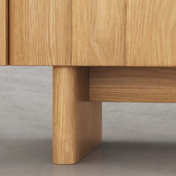 Comoda inalta cu 2 usi stejar natur Amore