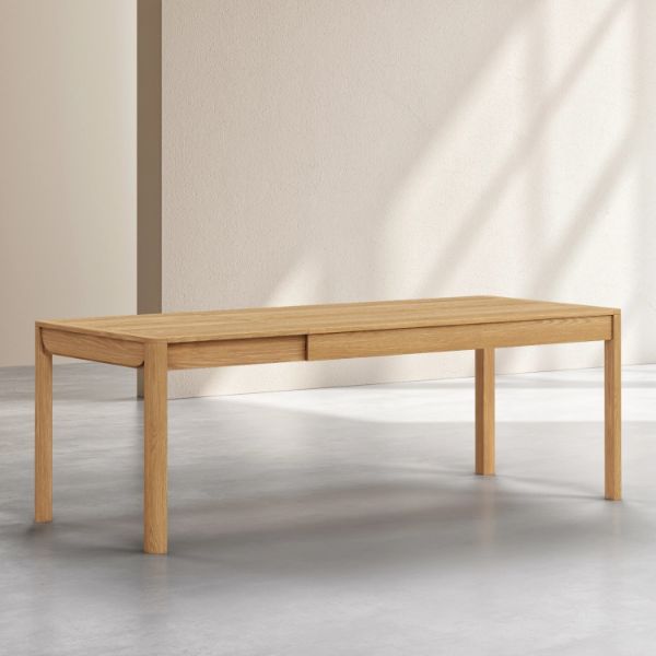 Masa extensibila 160/220 cm stejar natur Milord