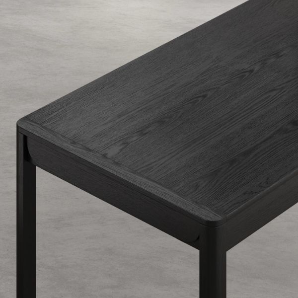 Masa extensibila 160/220 cm lemn, negru, Amore