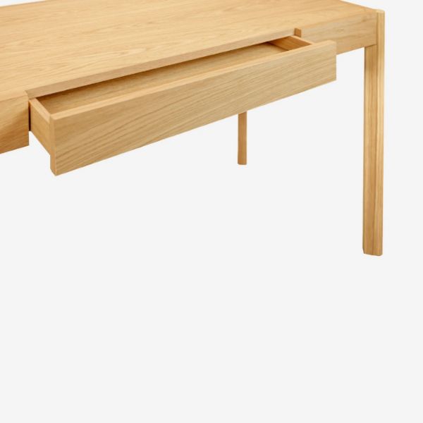 Birou cu 1 sertar stejar natur Amore