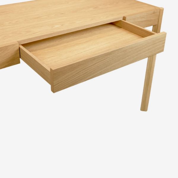 Birou cu 1 sertar stejar natur Amore