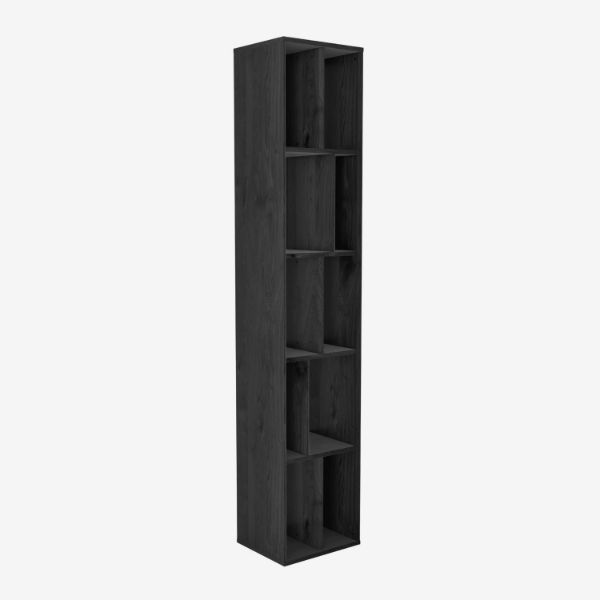 Biblioteca mica lemn, negru, Wil
