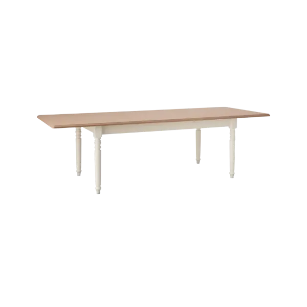 	Masa extensibila 180/260 cm alb/stejar natur Provence