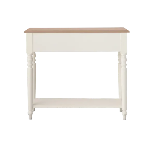 Consola cu 1 sertar alb/stejar natur Provence