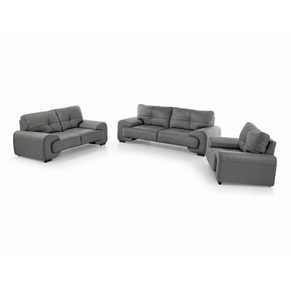 Set canapele 3-2-1 gri Omega Lux